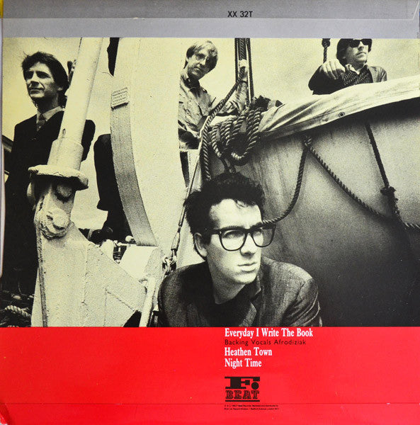 Elvis Costello & The Attractions - Everyday I Write The Book (Vinyl, 12", 45 RPM, Single, Stereo) Good Plus (G+) / Very Good (VG)
