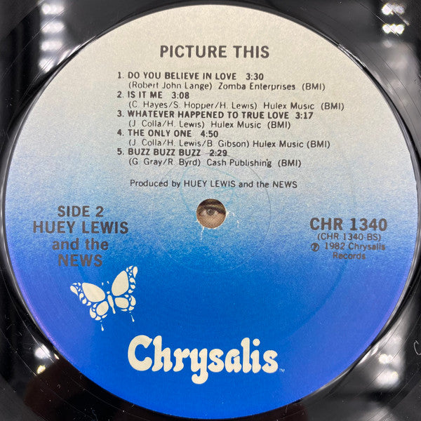 Huey Lewis & The News - Picture This (Vinyl, LP, Album) Very Good (VG) / Very Good (VG)