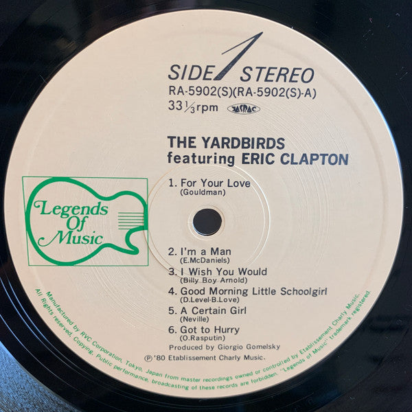 The Yardbirds - Eric (Slow-Hand) Clapton (Vinyl, LP, Compilation, Stereo) Very Good (VG) / Good Plus (G+)