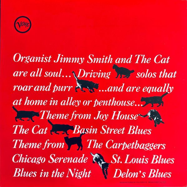 Jimmy Smith - The Cat (Vinyl, LP, Album, Reissue, Stereo)