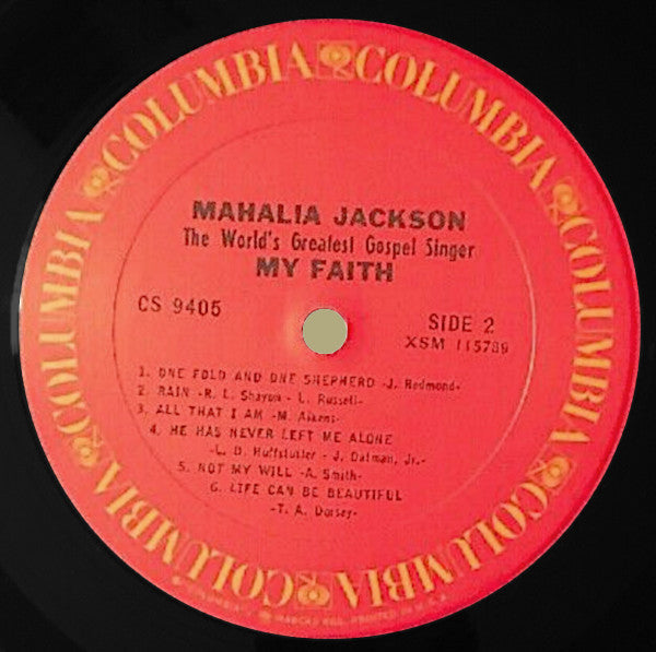 Mahalia Jackson - My Faith (Vinyl, LP, Album, Reissue, Stereo) Very Good Plus (VG+) / Very Good Plus (VG+)
