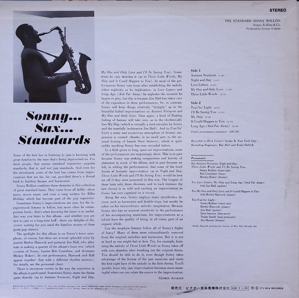 Sonny Rollins & Co. - The Standard Sonny Rollins (Vinyl, LP, Album,...