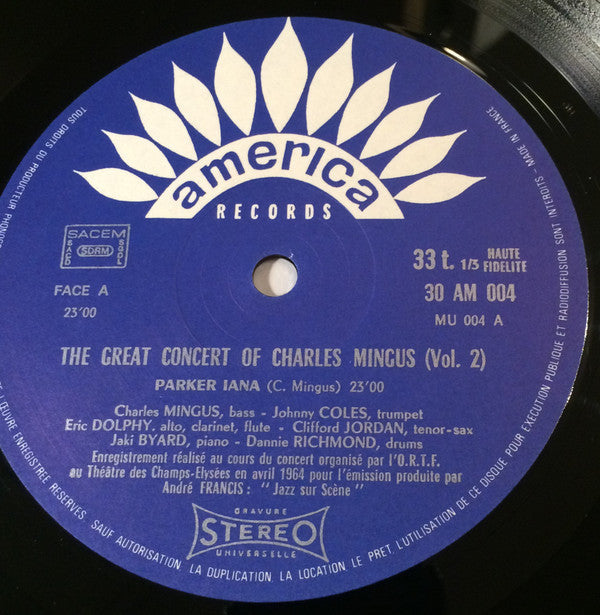 Charles Mingus - Memorial Charles Mingus - The Great Concert Paris ...