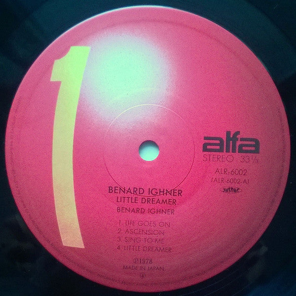 Bernard Ighner - Little Dreamer (Vinyl, LP, Album) Very Good (VG) / Very Good (VG)