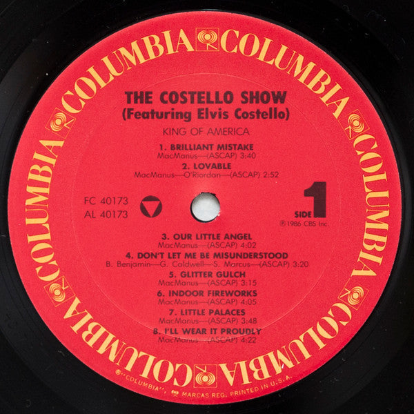The Costello Show - King Of America (Vinyl, LP, Album)