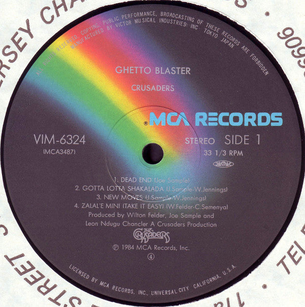 The Crusaders - Ghetto Blaster (Vinyl, LP, Album)