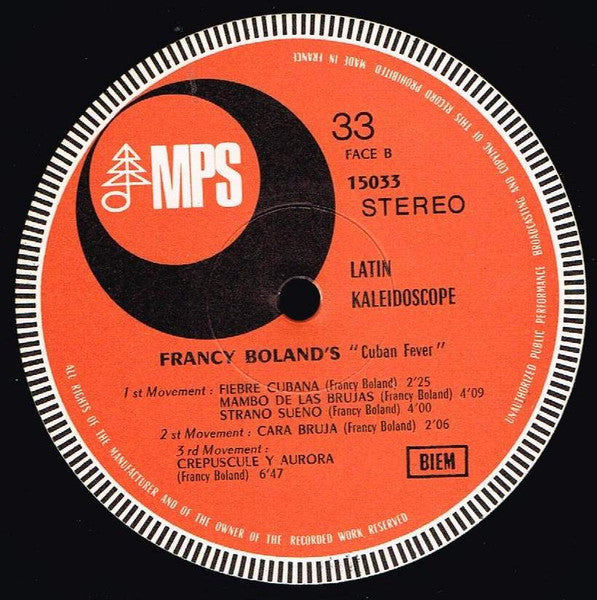 Clarke-Boland Big Band - Latin Kaleidoscope (Vinyl, LP, Album) Very Good Plus (VG+) / Good Plus (G+)