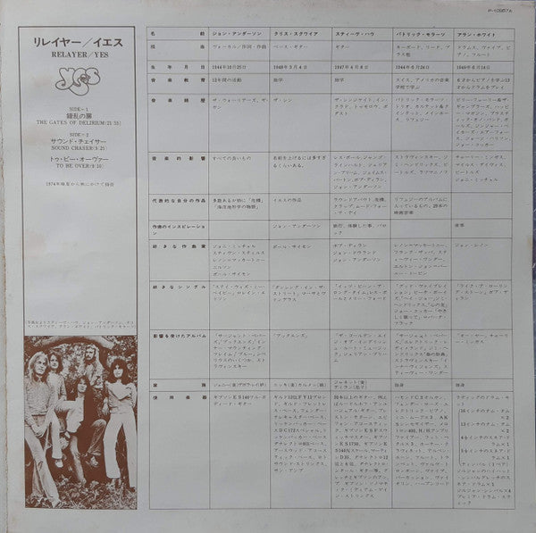 Yes - Relayer (Vinyl, LP, Album, Reissue)