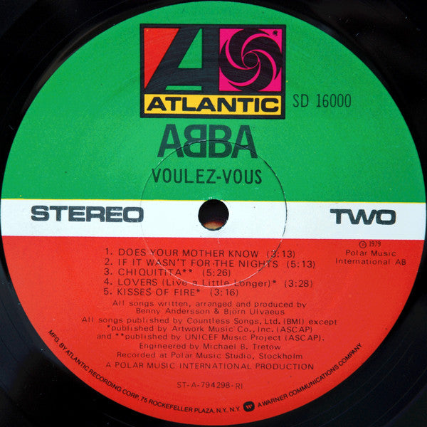 ABBA - Voulez-Vous (Vinyl, LP, Album, Stereo) Very Good (VG) / Very Good Plus (VG+)