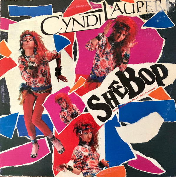 Cyndi Lauper - She Bop = シーバップ (Vinyl, 12", 45 RPM, Single, Stereo)