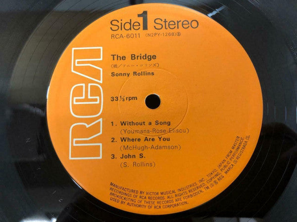 Sonny Rollins - The Bridge (Vinyl, LP, Album, Reissue, Stereo) Very Good Plus (VG+) / Very Good Plus (VG+)
