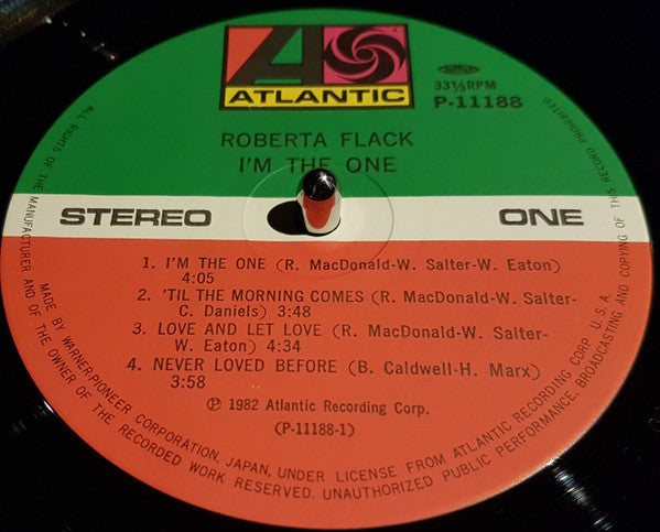 Roberta Flack - I'm The One (Vinyl, LP, Album, Stereo) Very Good (VG) / Very Good (VG)