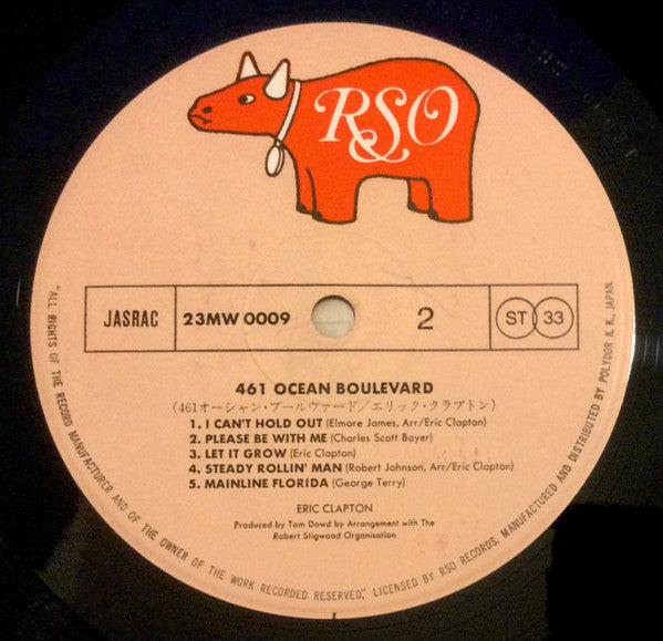 Eric Clapton - 461 Ocean Boulevard (Vinyl, LP, Album, Reissue)