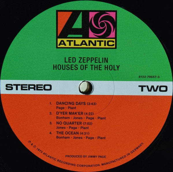 Led Zeppelin - Houses Of The Holy (Vinyl, LP, Album, Reissue, Remastered, Stereo) Mint (M) / Mint (M)