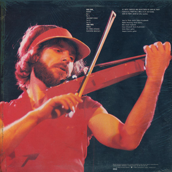 Jean-Luc Ponty - Live (Vinyl, LP, Album, Stereo)