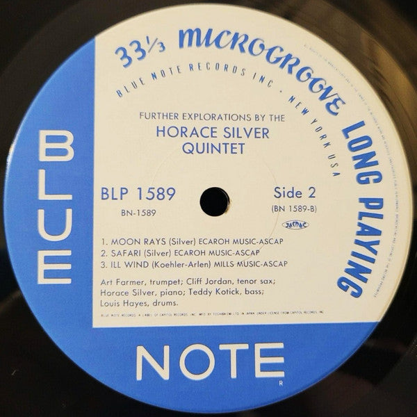 The Horace Silver Quintet - Further Explorations (Vinyl, LP, Album, Limited Edition, Reissue, Mono) Near Mint (NM or M-) / Near Mint (NM or M-)