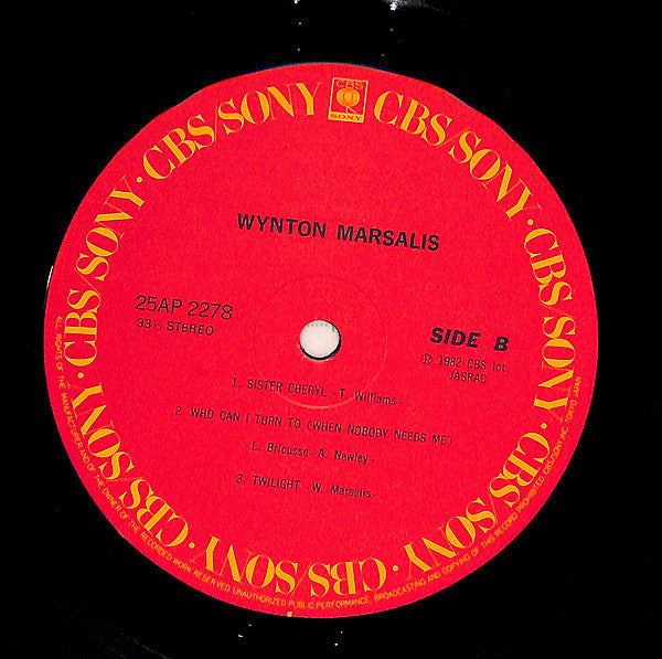 Wynton Marsalis - Wynton Marsalis (Vinyl, LP, Album)