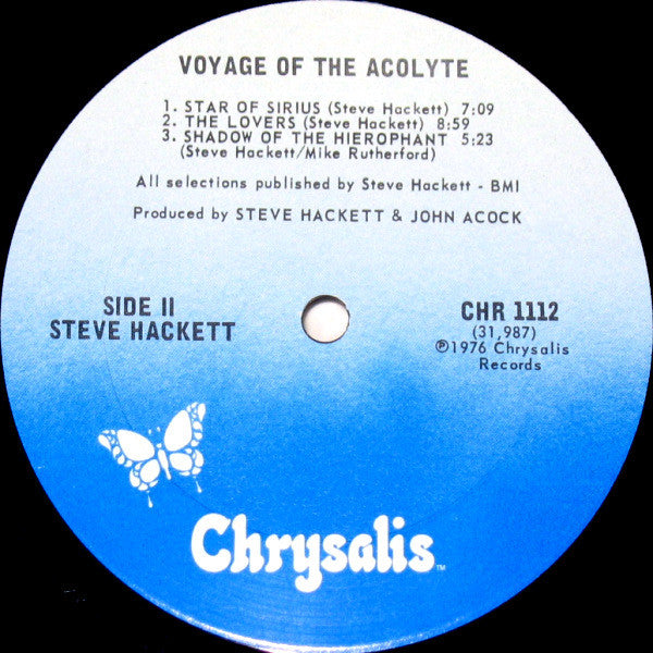Steve Hackett - Voyage Of The Acolyte (Vinyl, LP, Album, Repress) Very Good (VG) / Near Mint (NM or M-)