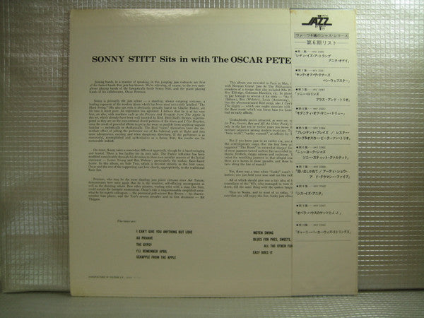 Sonny Stitt - Sonny Stitt Sits In With The Oscar Peterson Trio (Vin...