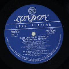 Various - Blues Obscurities Volume One Dark Muddy Bottom (Vinyl, LP, Compilation, Mono) Very Good Plus (VG+) / Good Plus (G+)