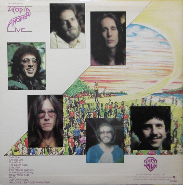 Utopia (5) - Another Live (Vinyl, LP, Album) Near Mint (NM or M-) / Very Good (VG)