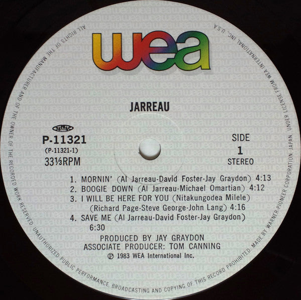 Al Jarreau - Jarreau (Vinyl, LP, Album)