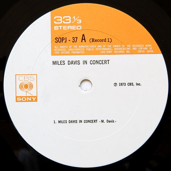 Miles Davis - In Concert (Vinyl, LP, Album)