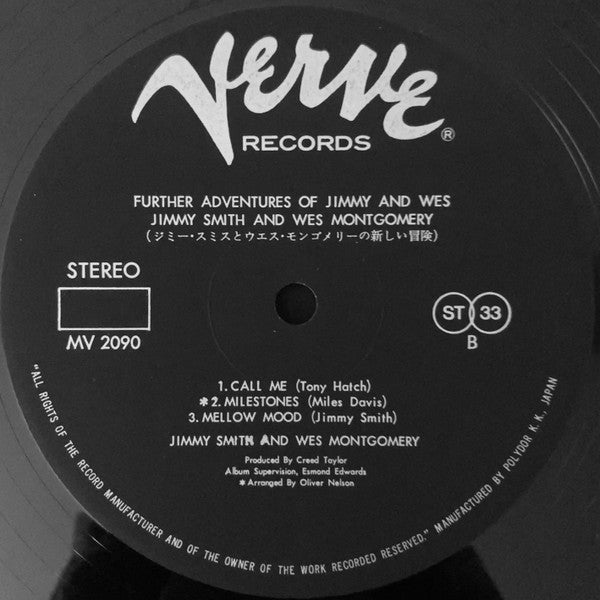 Jimmy Smith - Further Adventures Of Jimmy And Wes (Vinyl, LP, Album...