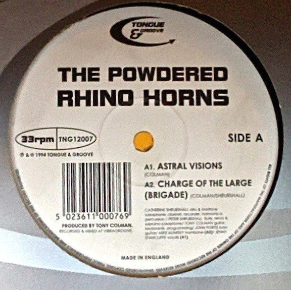 The Powdered Rhino Horns - Astral Visions (Vinyl, 12", 33 ⅓ RPM) Very Good (VG) / Very Good (VG)