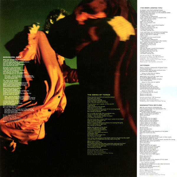 a-ha - Scoundrel Days (Vinyl, LP, Album)