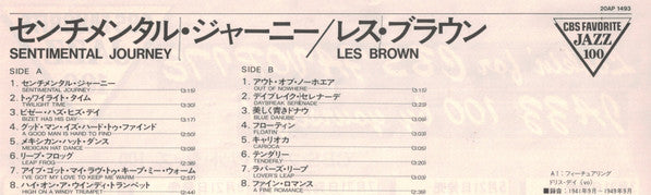 Les Brown And His Orchestra - Sentimental Journey (Vinyl, LP, Album, Reissue, Mono) Near Mint (NM or M-) / Very Good Plus (VG+)