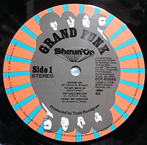 Grand Funk Railroad - Shinin' On (Vinyl, LP, Album)