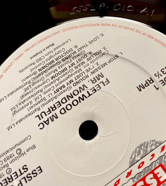 Fleetwood Mac - Mr. Wonderful (Vinyl, LP, Album, Reissue, Stereo) Near Mint (NM or M-) / Near Mint (NM or M-)