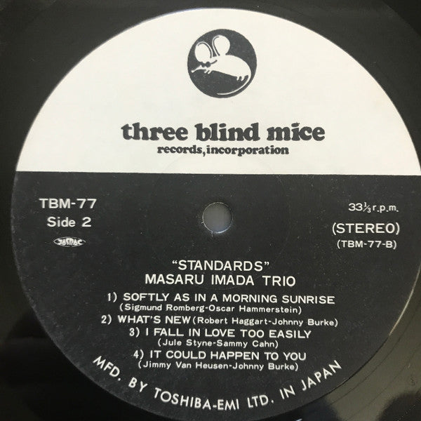 Masaru Imada Trio - Standards (Vinyl, LP, Album, Stereo) Very Good Plus (VG+) / Very Good Plus (VG+)