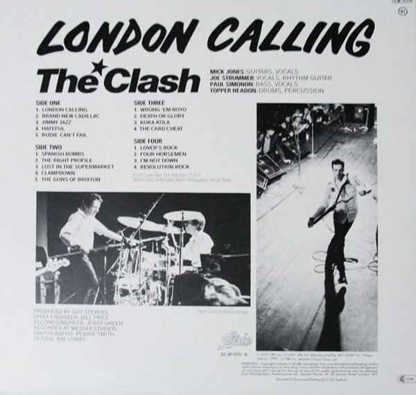 The Clash - London Calling (Vinyl, LP, Album)
