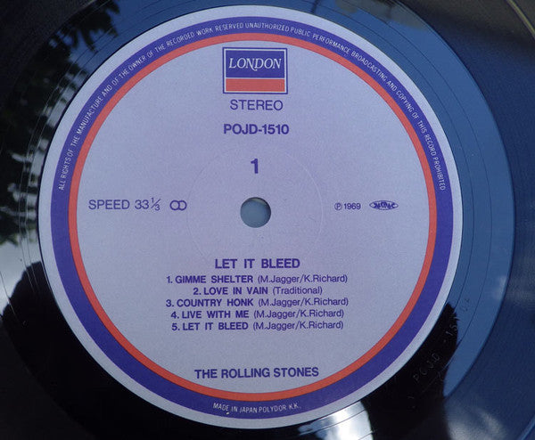 The Rolling Stones - Let It Bleed (Vinyl, LP, Album, Reissue, Stereo) Very Good Plus (VG+) / Very Good Plus (VG+)