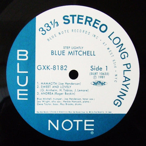 Blue Mitchell - Step Lightly (Vinyl, LP, Album, Stereo) Very Good (VG) / Very Good (VG)
