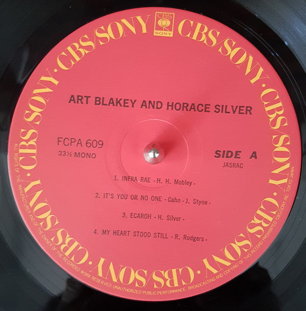 Art Blakey - Art Blakey And Horace Silver (Vinyl, LP, Compilation, ...