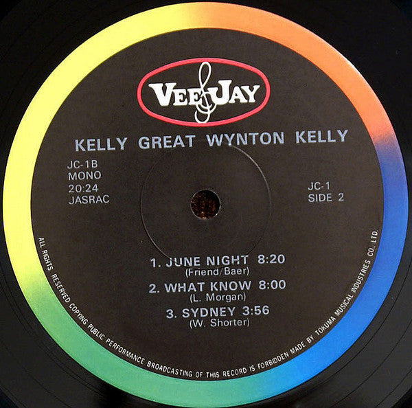 Wynton Kelly - Kelly Great (Vinyl, LP, Album, Reissue, Mono)