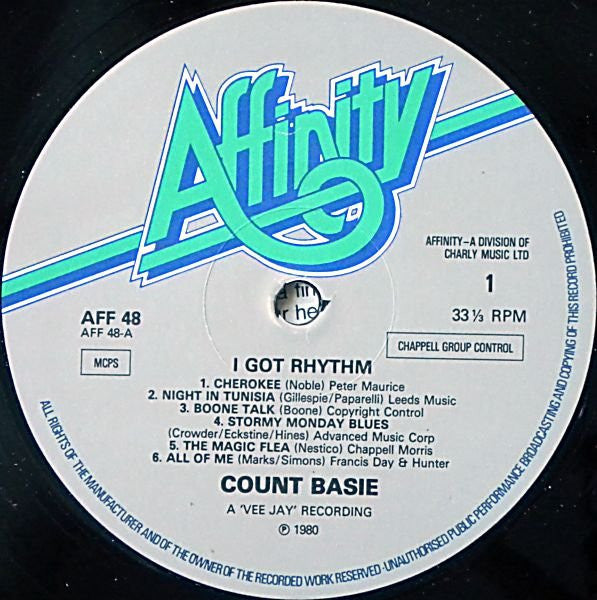 Count Basie - I Got Rhythm (Vinyl, LP, Reissue) Very Good (VG) / Very Good (VG)