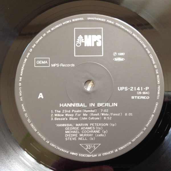 Hannibal Marvin Peterson - In Berlin (Vinyl, LP, Album) Very Good Plus (VG+) / Very Good Plus (VG+)
