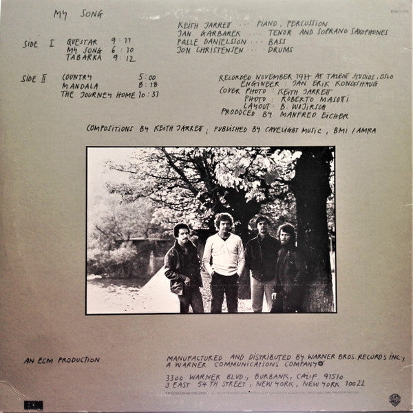 Keith Jarrett - My Song (Vinyl, LP, Album) Very Good (VG) / Very Good (VG)