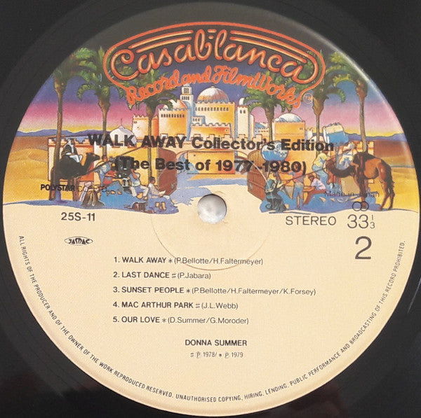 Donna Summer - Walk Away Collector's Edition (The Best Of 1977-1980...