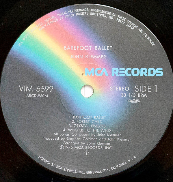 John Klemmer - Barefoot Ballet (Vinyl, LP, Album, Stereo) Near Mint (NM or M-) / Near Mint (NM or M-)