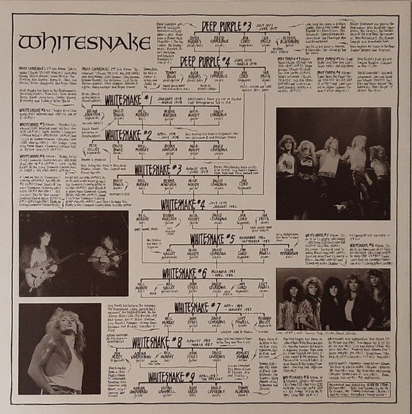 Whitesnake - 1987 Versions (Vinyl, 12", Mini-Album) Very Good Plus (VG+) / Very Good (VG)