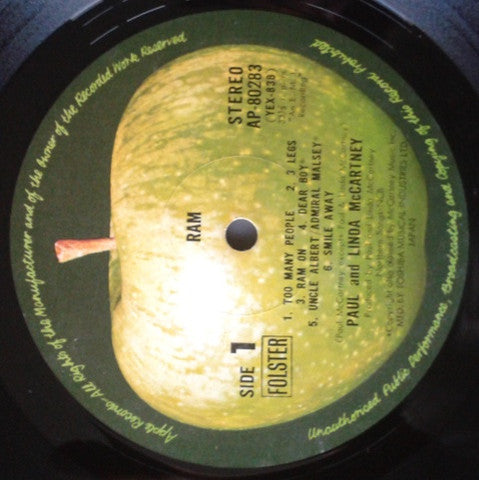 Paul & Linda McCartney - Ram (Vinyl, LP, Album)