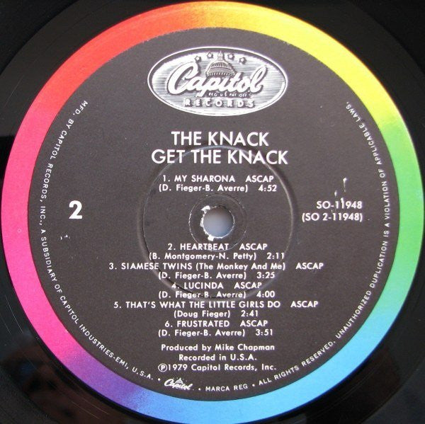 The Knack (3) - Get The Knack (Vinyl, LP, Album) Good Plus (G+) / Good Plus (G+)