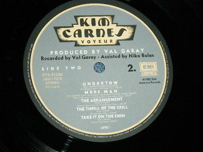Kim Carnes - Voyeur (Vinyl, LP, Album) Very Good Plus (VG+) / Very Good Plus (VG+)