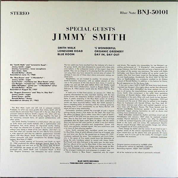 Jimmy Smith - Special Guests (Vinyl, LP) Very Good Plus (VG+) / Very Good (VG)