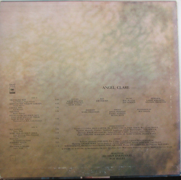Art Garfunkel - Angel Clare (Vinyl, LP, Album)